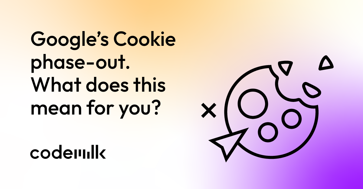 Illustration depicting cookies fading away, symbolising the impact of Google’s cookie phase-out on digital marketing strategies. 